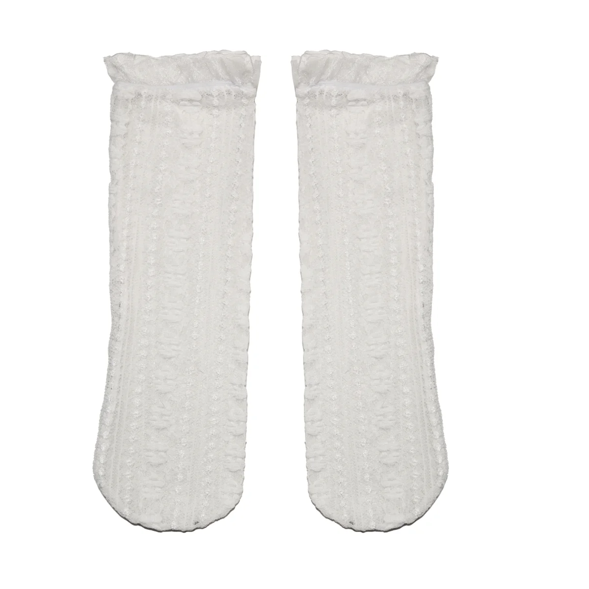 Women's Vogue Socks, size 38 (White)